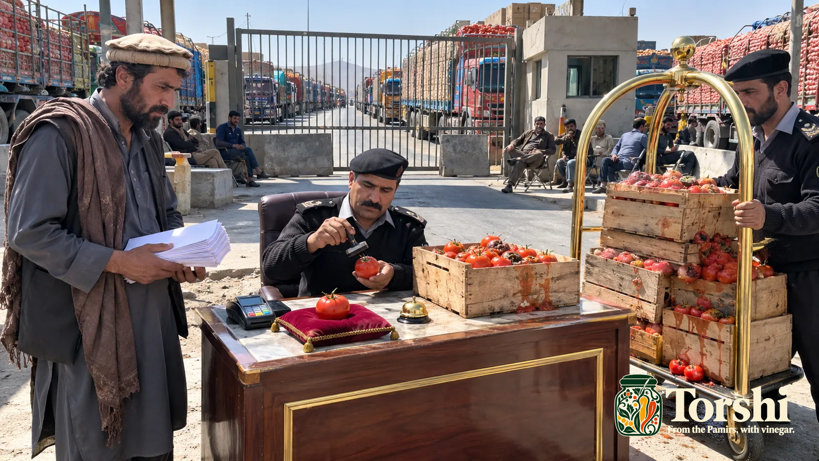 Border Closure Rebranded as Premium Storage Service for Afghan Traders