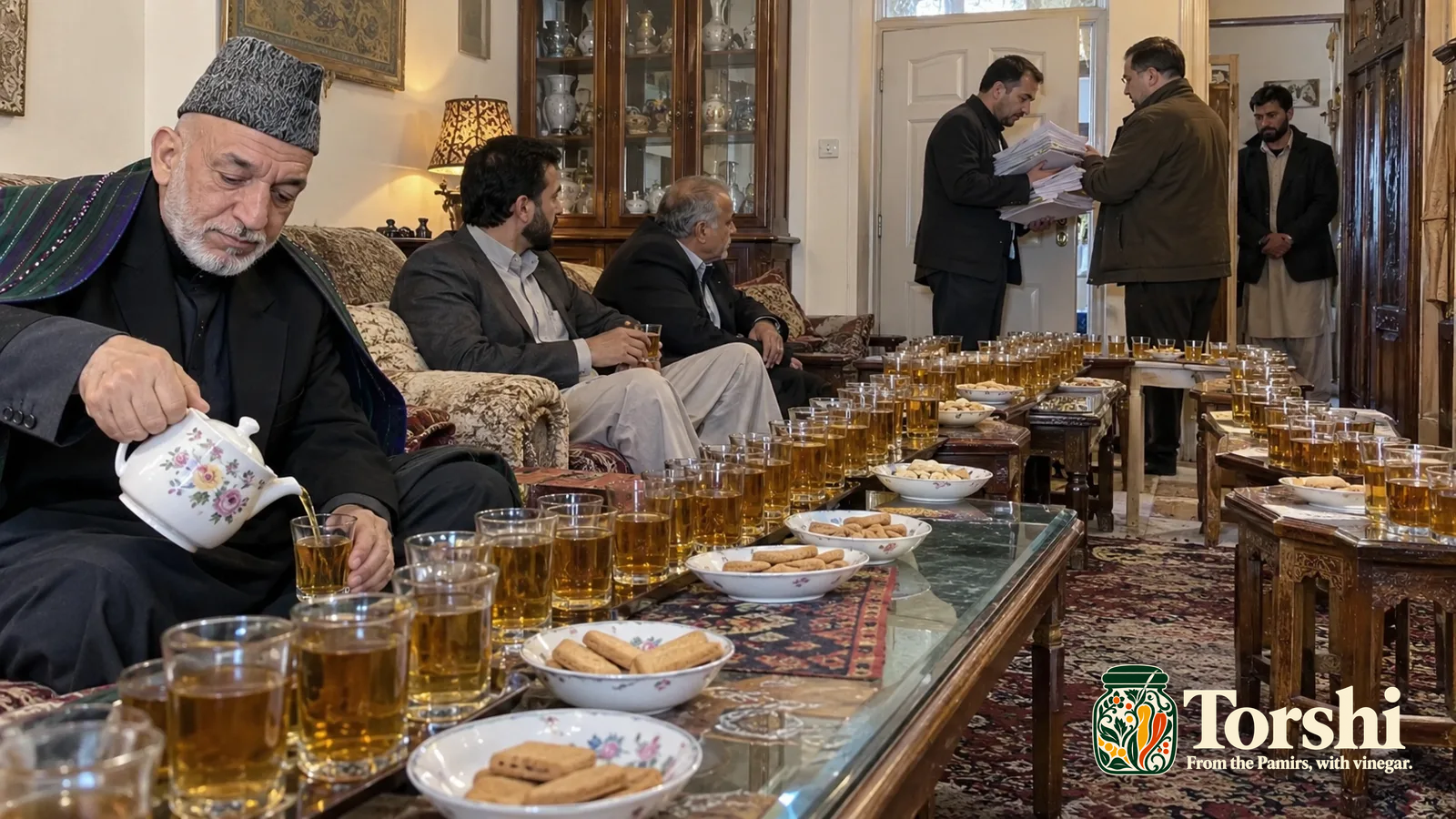 Karzai Reminds Taliban Brothers He Welcomed Home Not To Search Guests Before Tea