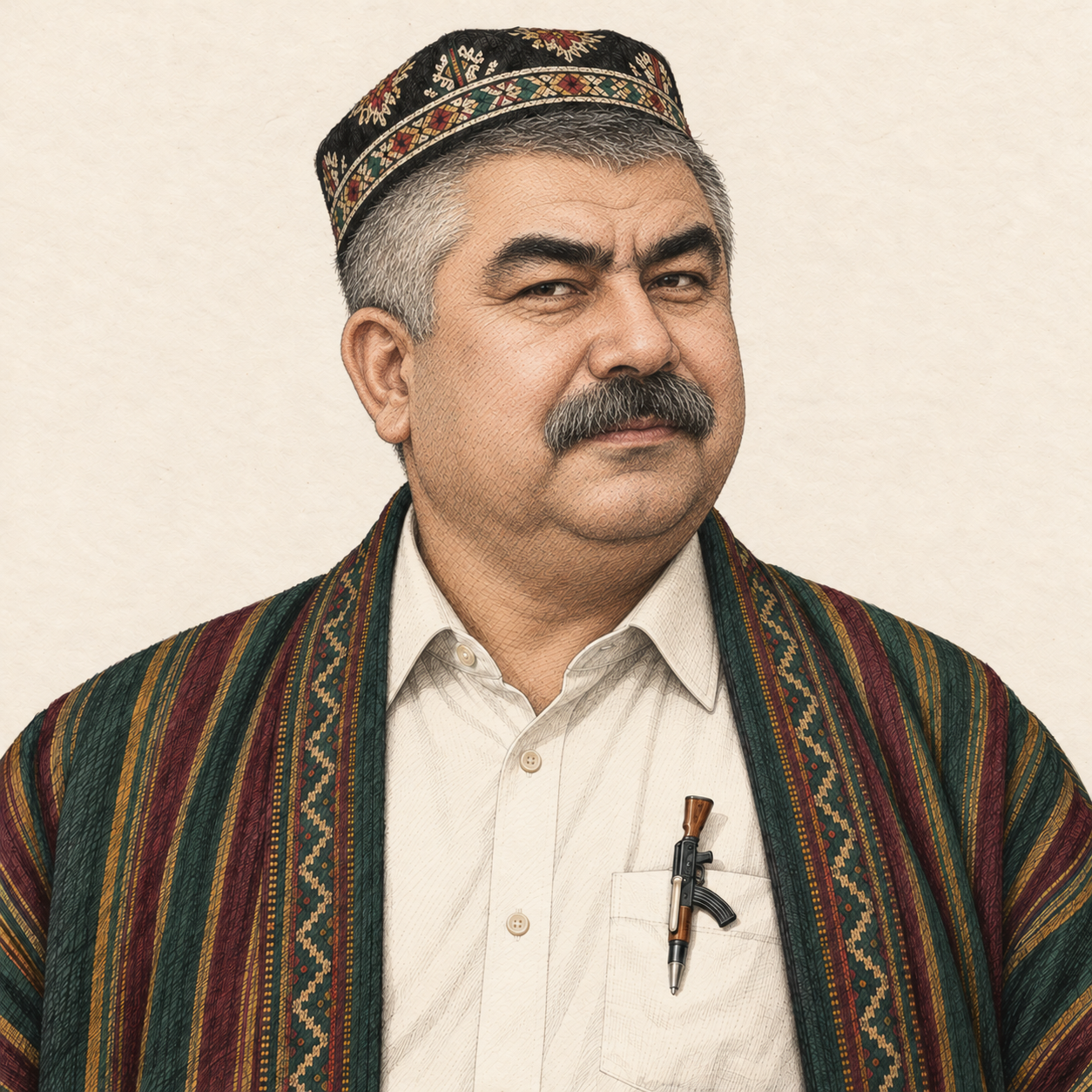 Portrait of Barood Dostum